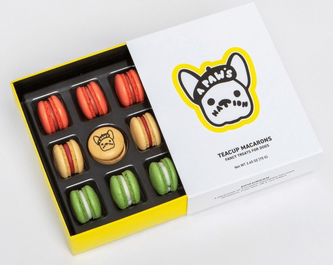 9-Dog Macarons Gift Box | Epifurean Teacup Macarons